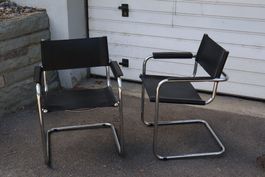 2 Freischwinger, guter Zustand nach Marcel Breuer