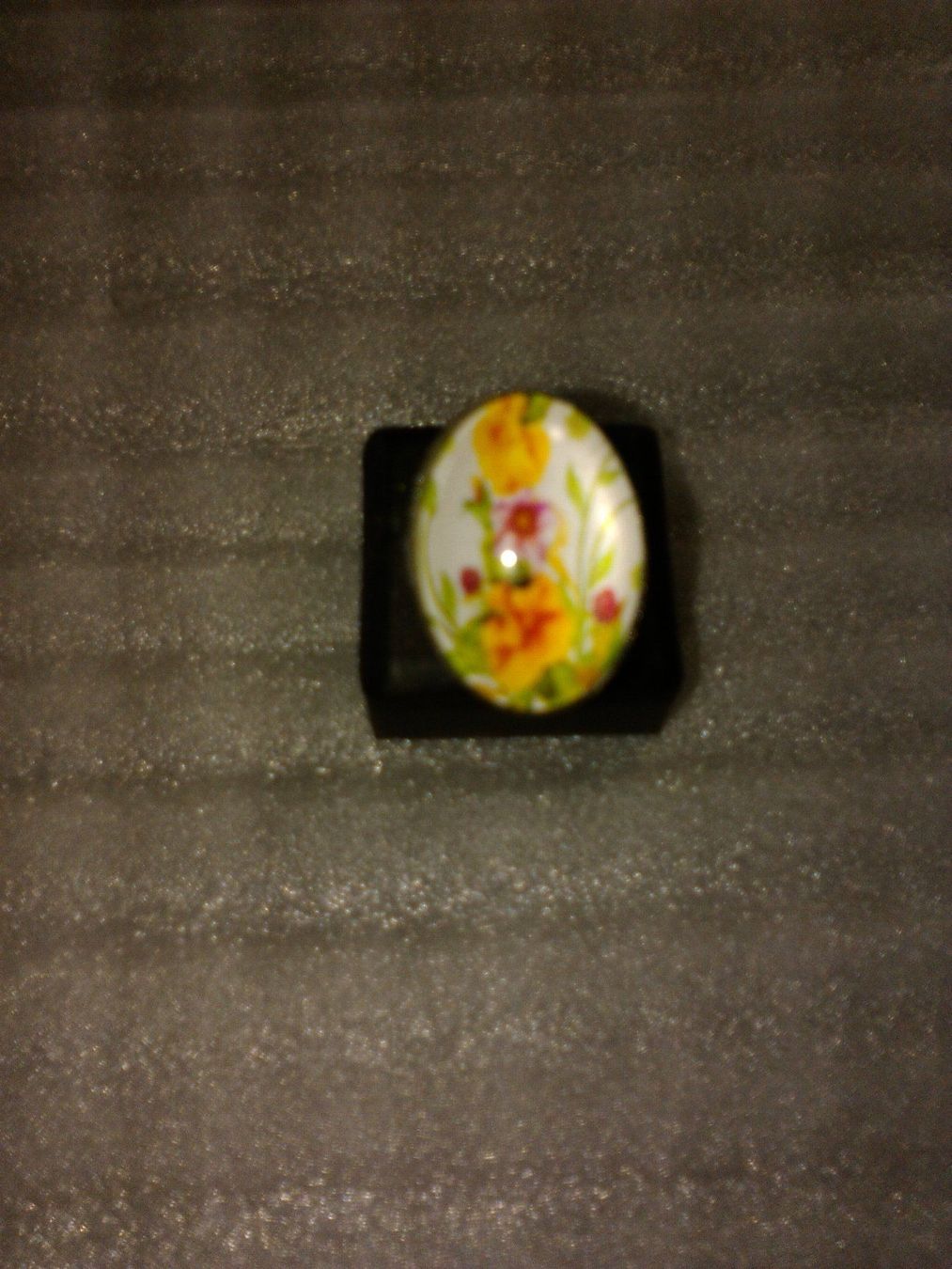 Anelli: RING EDELSTHAL,,MIT BLUMEN,,,GLANZIG – Nuovo (secondo la descrizione) da Basel venduto da bijoutrie_4 3
