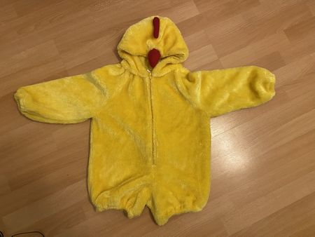 Flauschiges Küken Kostüm, Grösse 104!