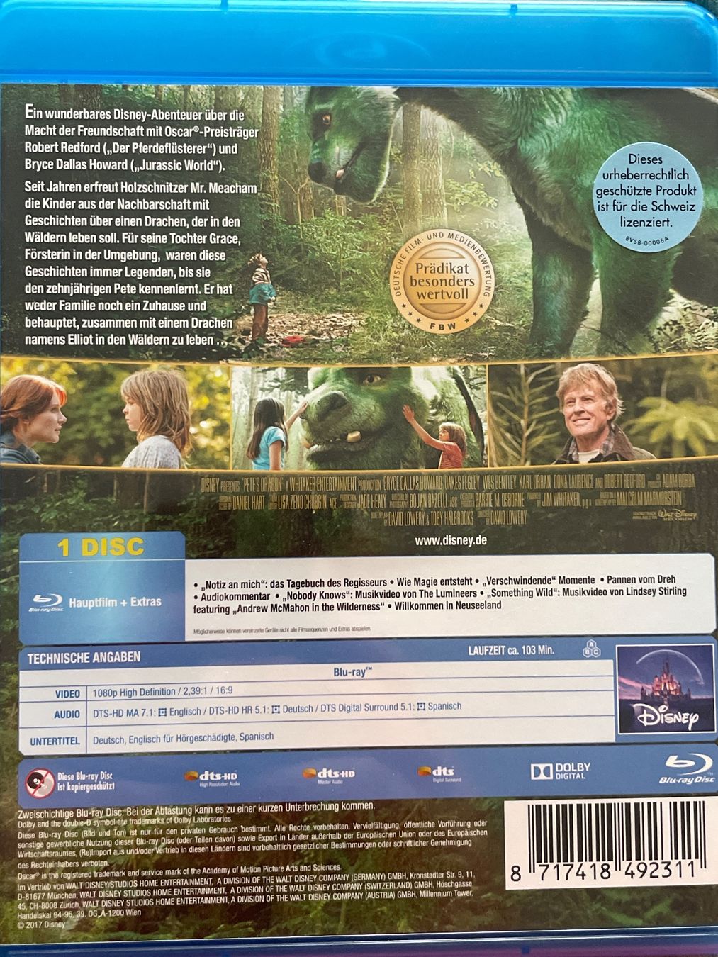 Alle DVDs: Elliot, der Drache (2016) – Neu (gemäss Beschreibung) aus Waldenburg von Gonzo8 1