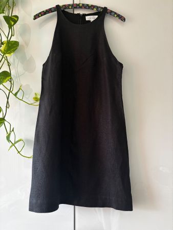 & OTHER STORIES schwarzes Leinenkleid Gr. 38