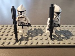 Lego Star Wars Minifiguren 2x Phase 1 Clone weiss sw0442 #2