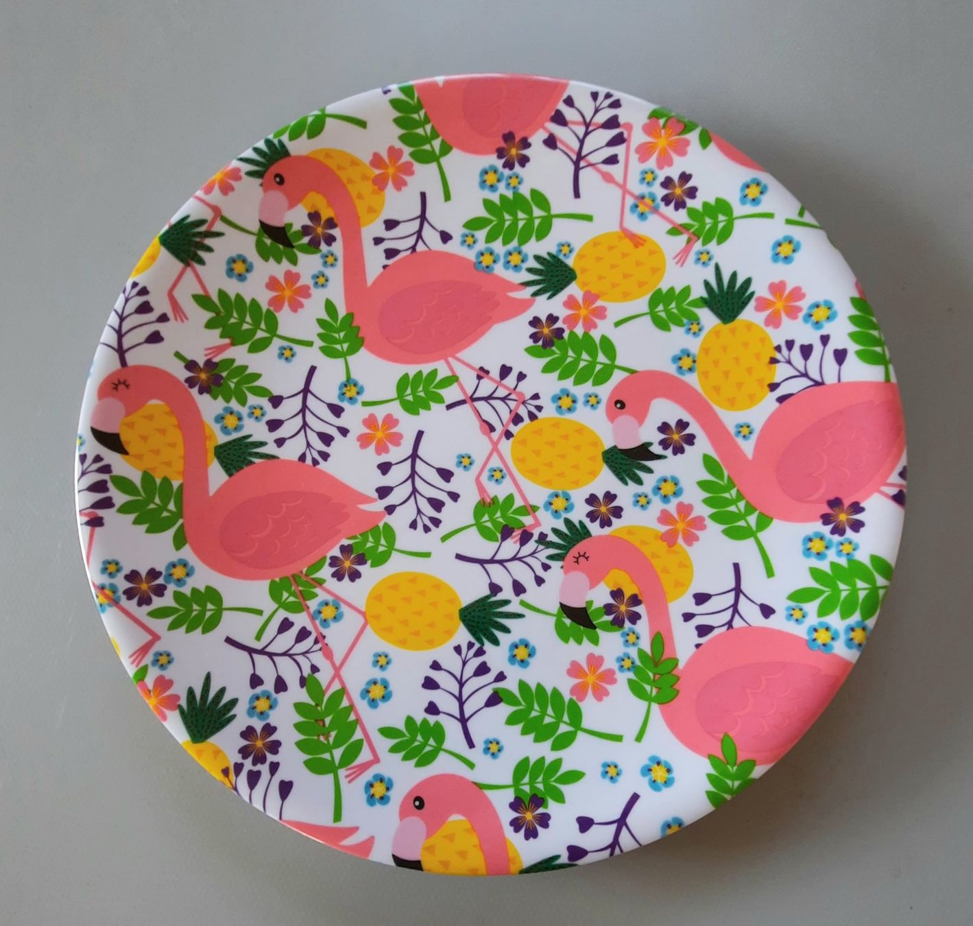 Piatti: Flamingo Sommerset Teller, Schale, Melamin, gratis Becher – Usato da Stettlen venduto da wewe54 1
