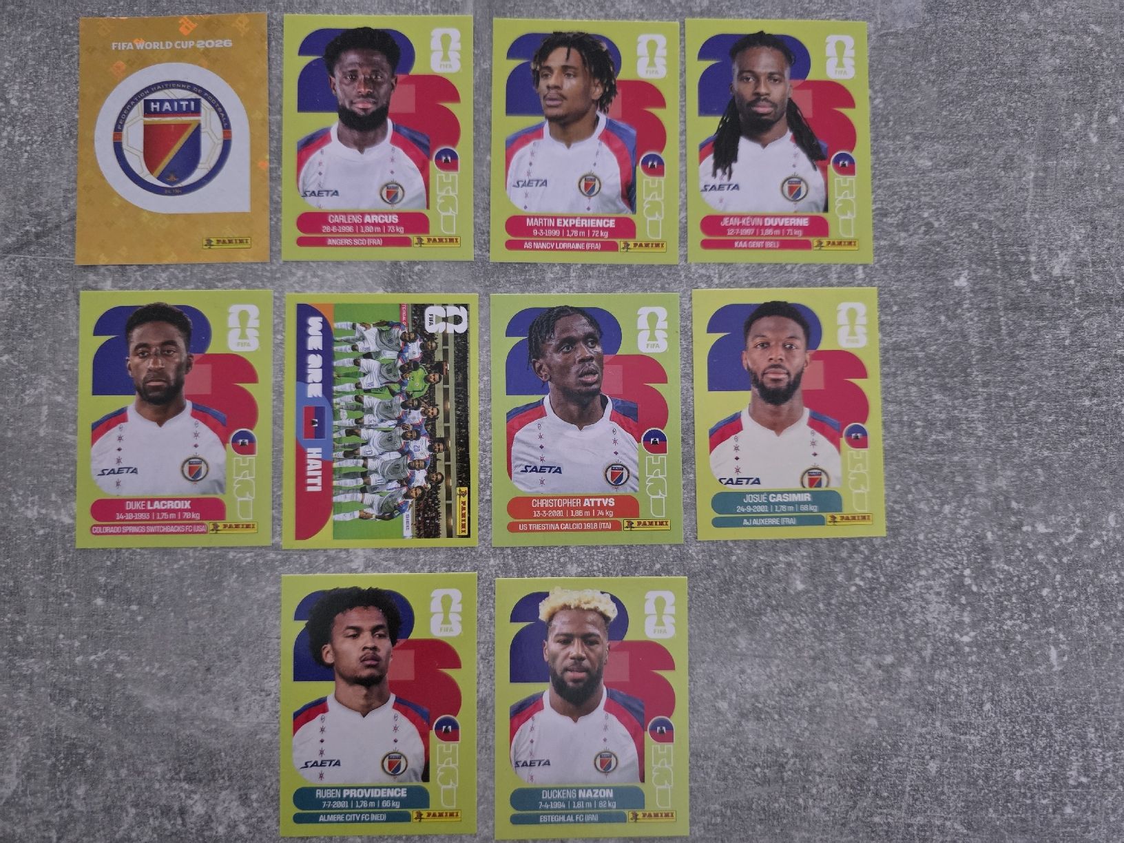 Panini Carte collezionabili: Panini Sticker WM 2026- Haiti – Usato da St. Gallen venduto da Shelly__x3