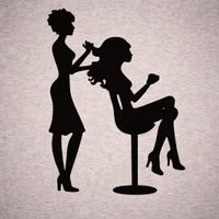 Neue  Stanzschablone Coiffeur / Friseur