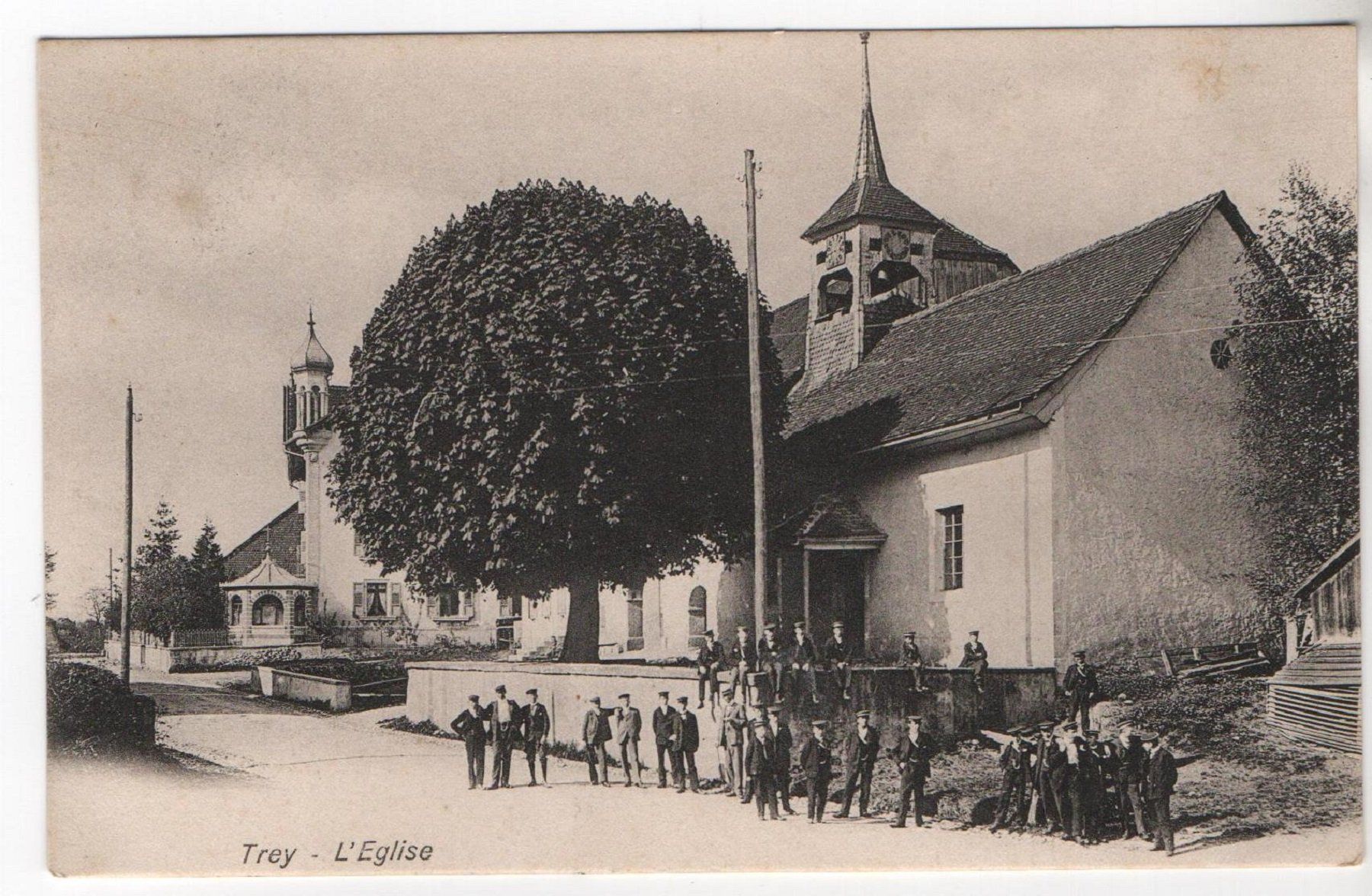 Cartoline postali: TREY L'Eglise animée – Usato da Jona venduto da philajona