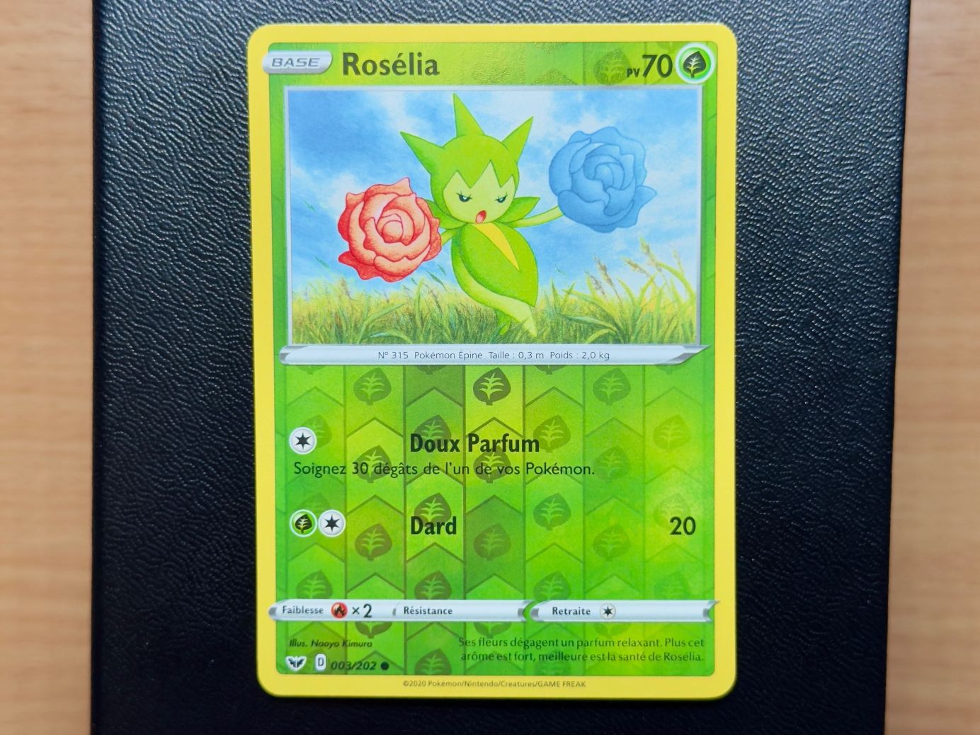 Pokémon Carte collezionabili: Rosélia Reverse (003/202) - Épée et Bouclier - SSH FR - EB01 – Usato da Chézard-St-Martin venduto da Kro_Cards