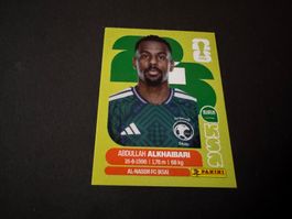 Panini Fussball WM 2026 Sticker Abdullah Alkhreibari KSA 11