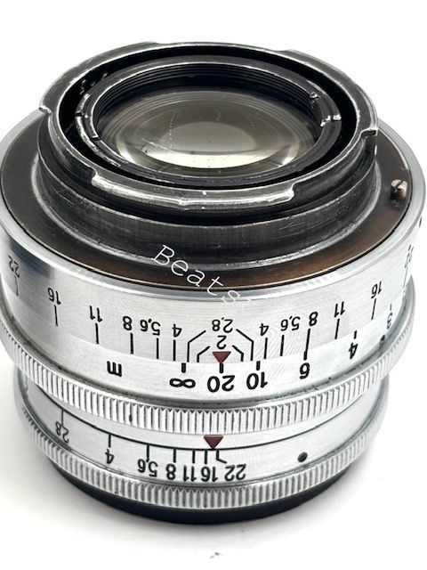 Objectif Carl Zeiss Jena Biotar 58mm F/2 17 Lamelles Monture Exakta 1947