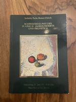 Auktionskatalog Sotheby Parke Benet, Schweizerkunst etc 1984