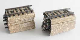 Märklin M-Gleis 10 Kurz-Gleisstücke gebogen 5102 Spur H0
