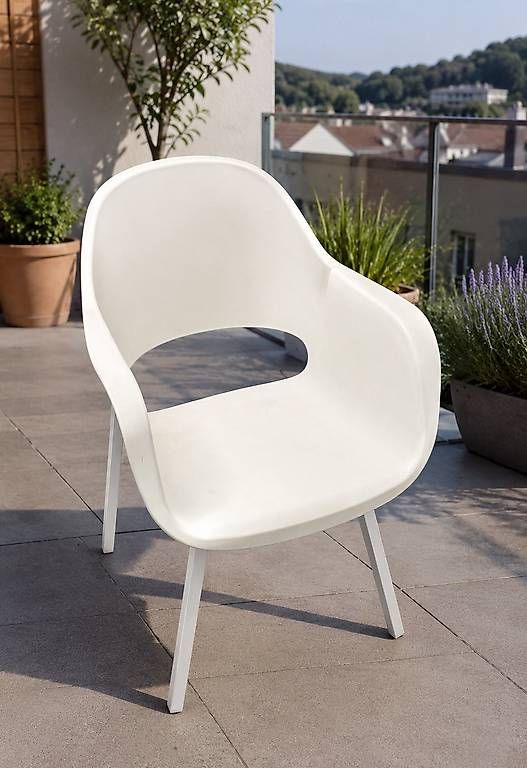 Sedie: 5 Gartenstühle weiss – Usato da Lustmühle venduto da thewall20