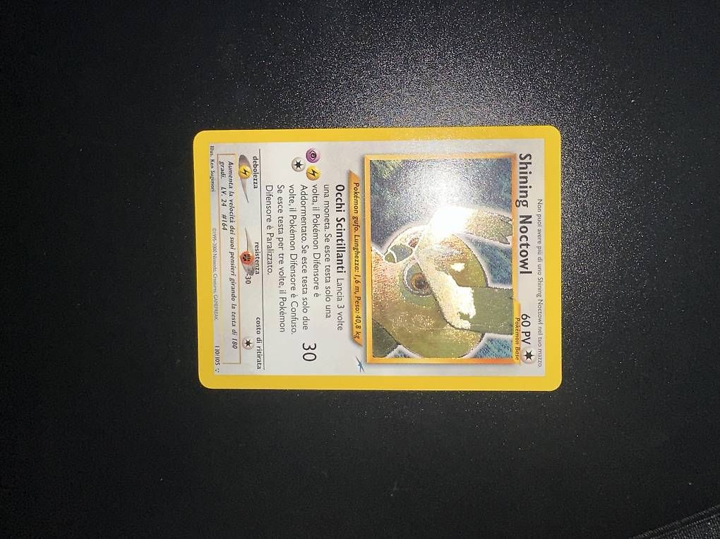 Pokémon Carte collezionabili: Shining Nochtowl – Usato da Giubiasco venduto da ger_z5rk