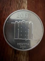 20 Fr. Gedenkmünze Claustra da Mustair 2001 neuwertig