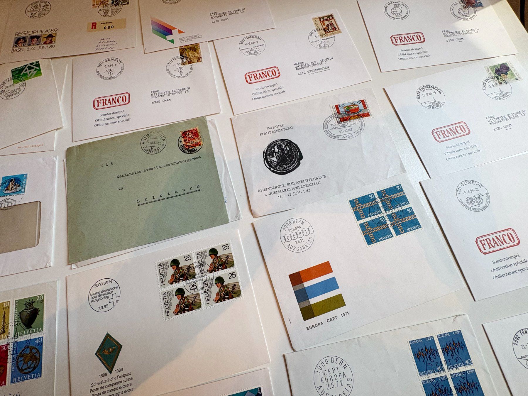 Tutti i francobolli: FDC HELVETIA LOT – Usato da Riva san vitale venduto da abd_p86k 3