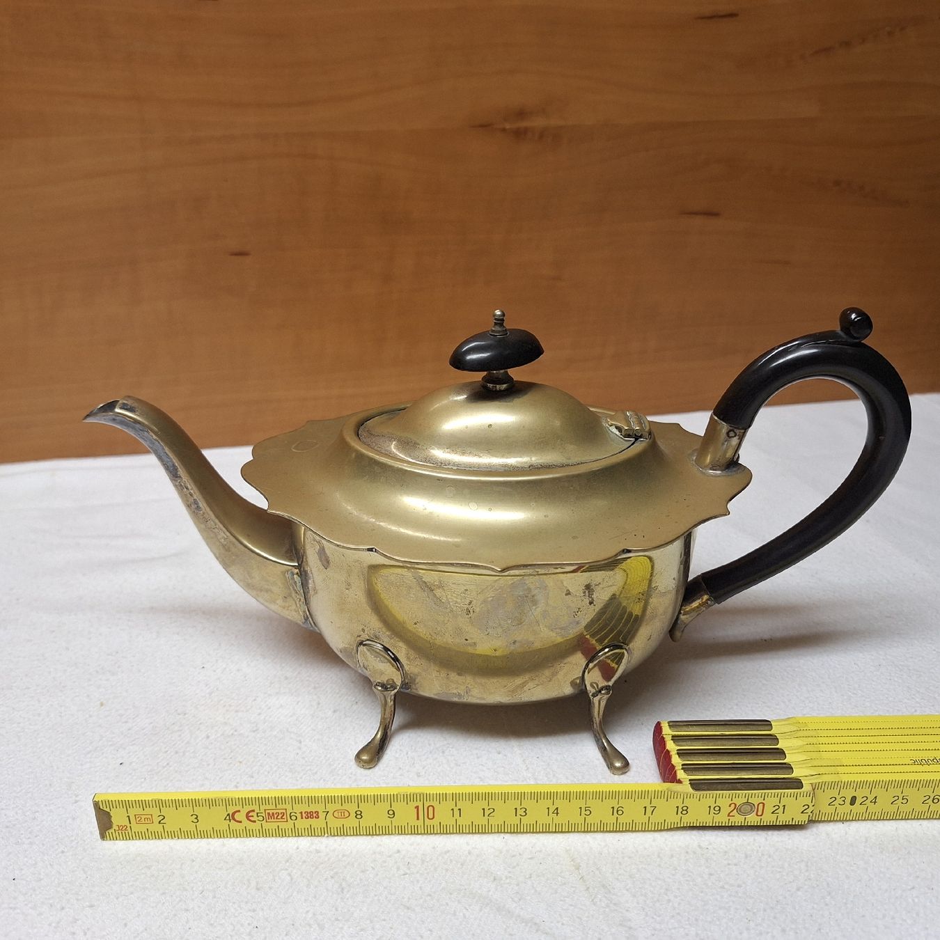 Teekannen: Antike Teekanne, Hard Soldered, England – Gebraucht aus Winterthur von Goldpipau 5