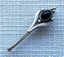 ⚫️ Jugendstil Brosche / Broschette antik ~ 1910 – 925 Silber