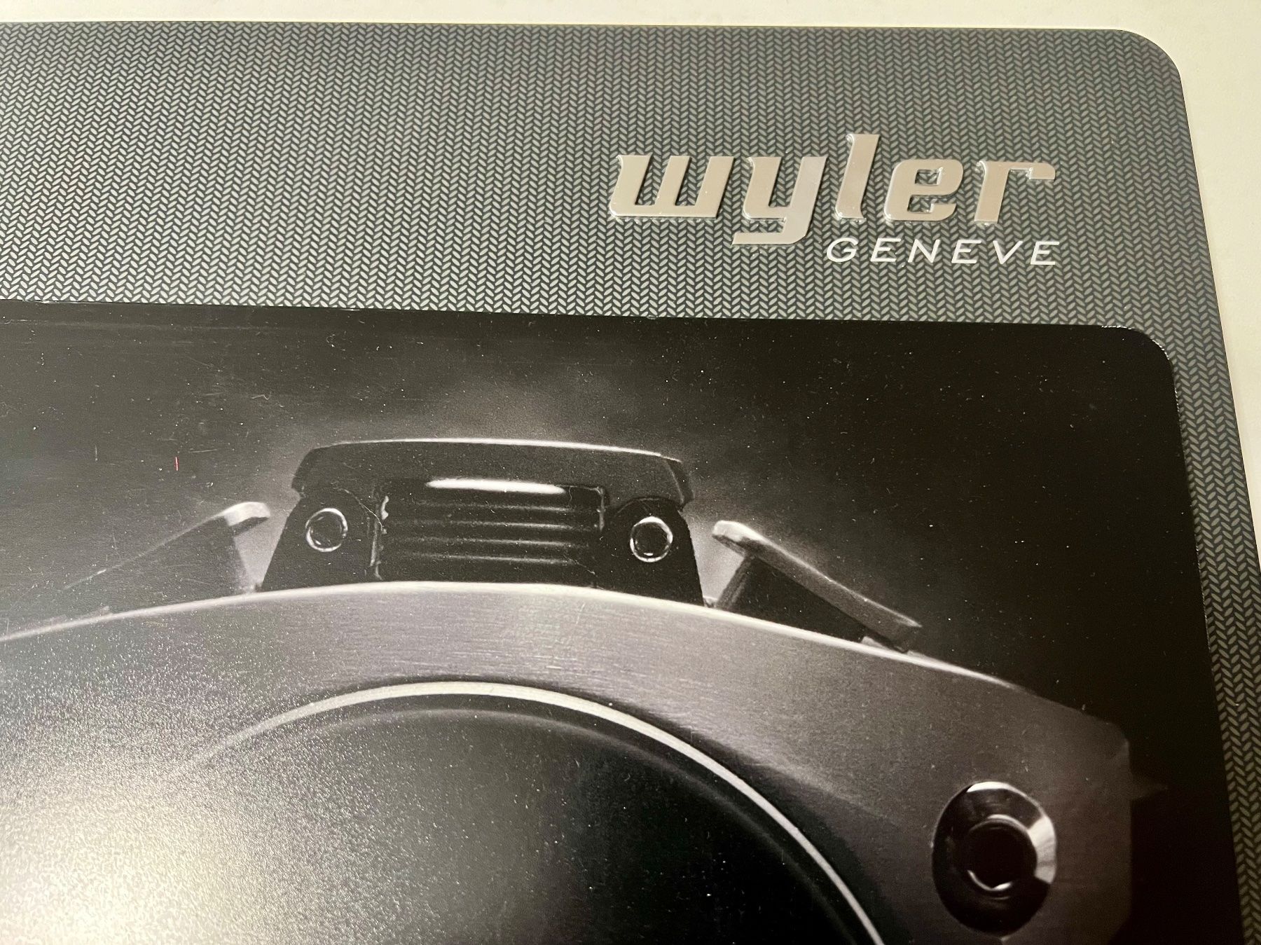 Wyler Orologi: WYLER-Genève Code-R Chronograph carbon style display – Nuovo (secondo la descrizione) da Mont-sur-Lausanne venduto da vmi_ym5l 4