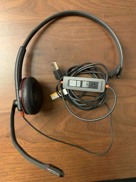 Plantronics Blackwire C315 - Cuffia Mono USB Con Controlli Integrati Per PC, Leggera E Regolabile, Bianco - 3