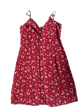 Rouje Summer Dress Red Floral