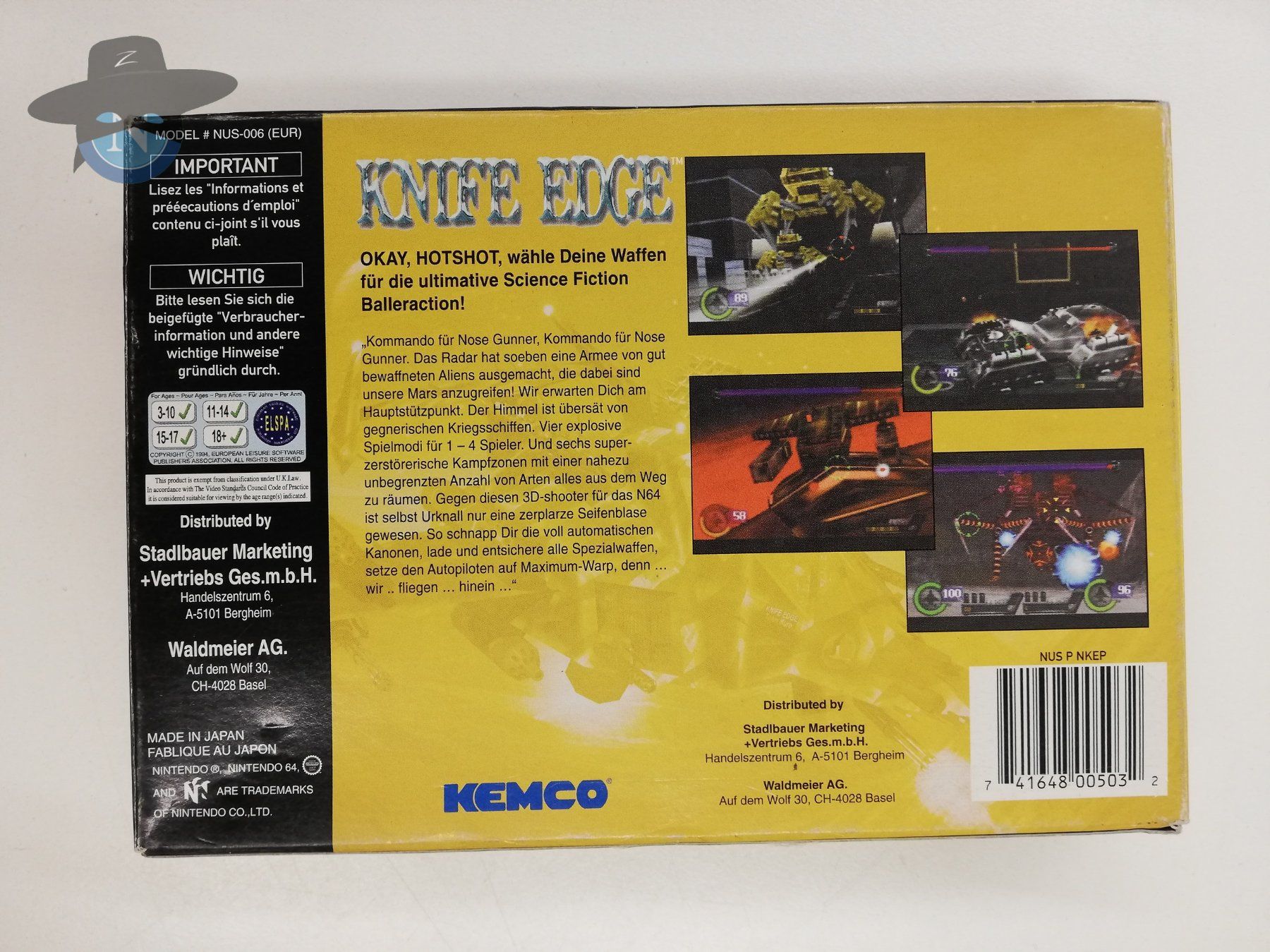 Nintendo Giochi: Knife Edge / Nintendo 64 N64 – Usato da St. Gallen venduto da zorro_dc 1