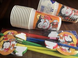 Kater Felix Party-Set, Cups, Strohhalme, Deko, Sommer