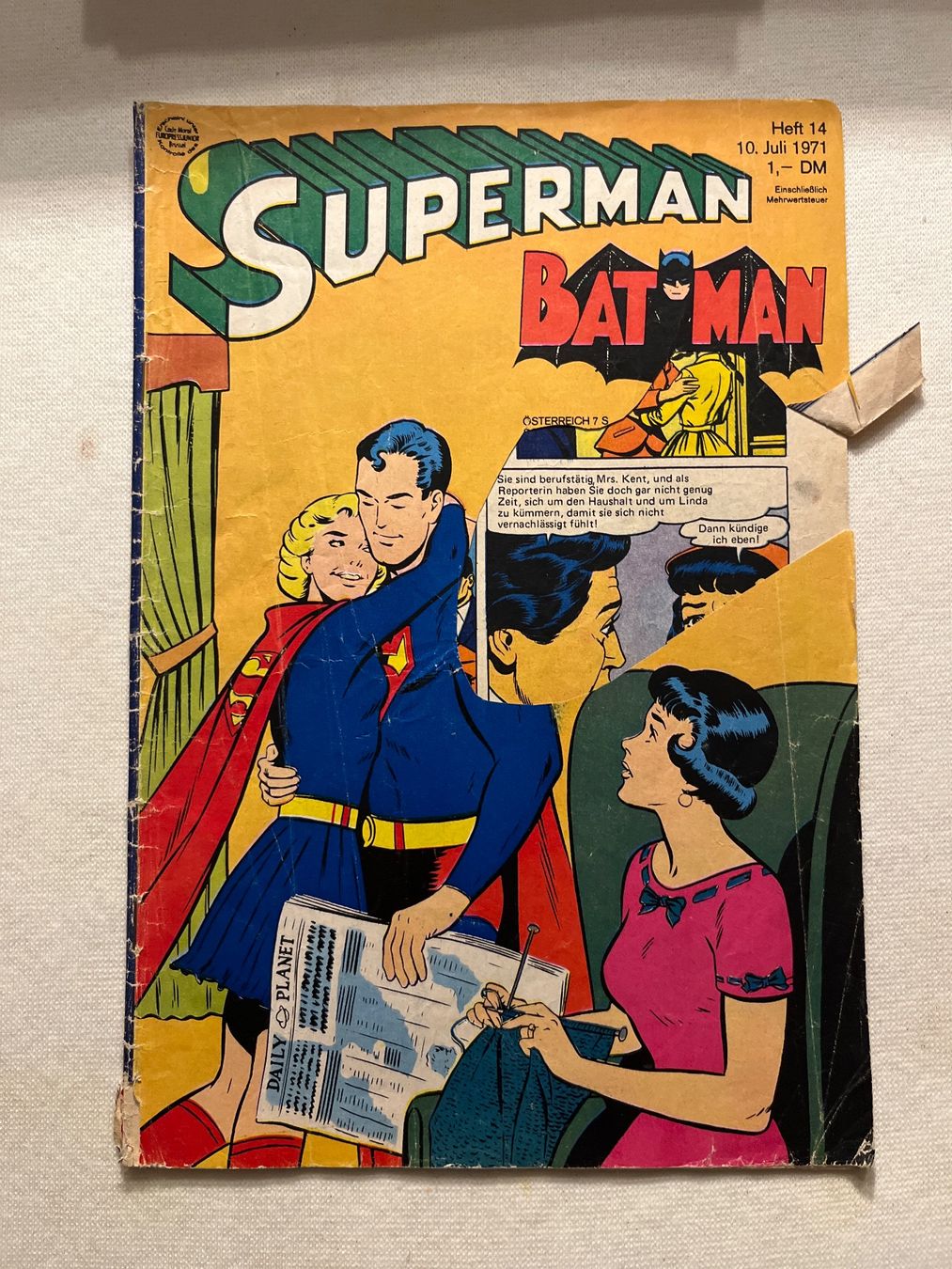Comics: Superman von 1971, Heft 14 Comic Heft – Gebraucht aus Goldach von SSRConzept