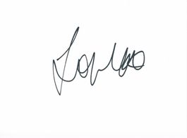 Sophia Loren 1934- Autogramm signiert Karte 10x15cm