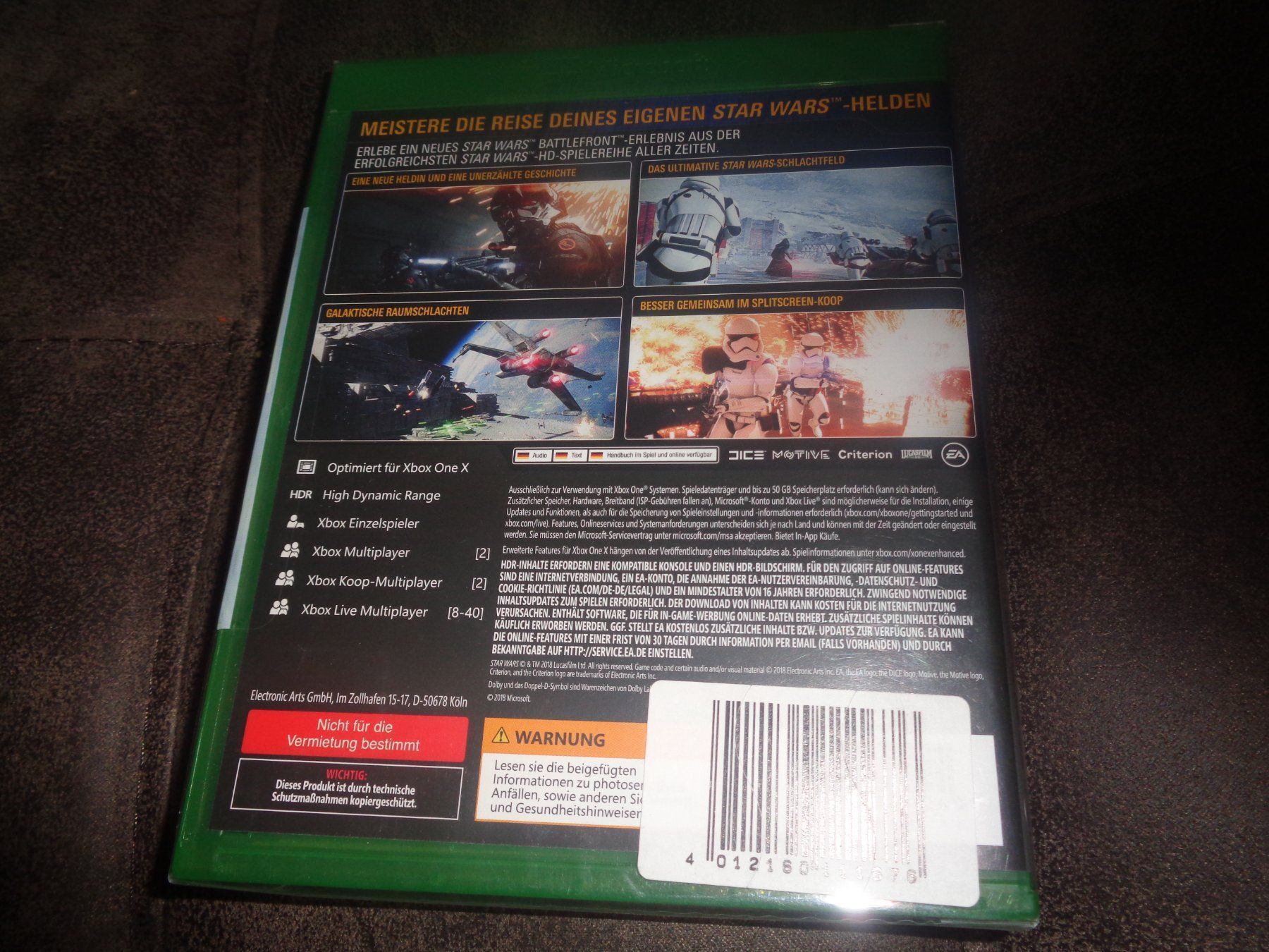 Giochi: Star Wars Battlefront II 2 XBOX ONE NEUWARE – Nuovo e nell'imballaggio originale da Olten venduto da Disc-Ausverkauf 1