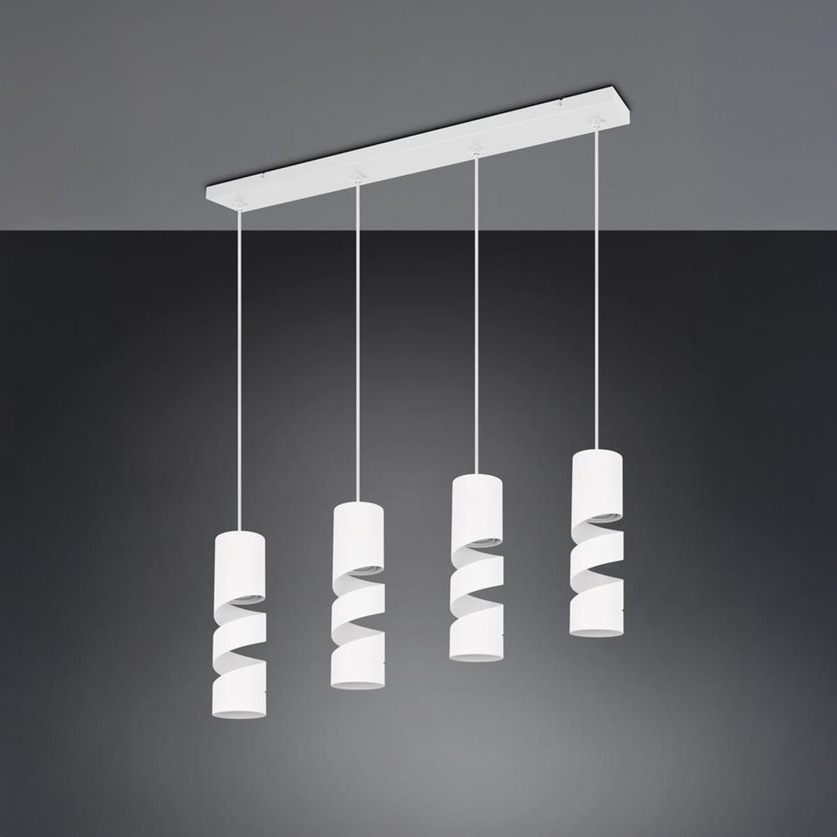 Lampadari & plafoniere: Pendelleuchte, Weiss 4 Spots 80 cm Breit – Nuovo (secondo la descrizione) da Kreuzlingen venduto da Smart-Light 1