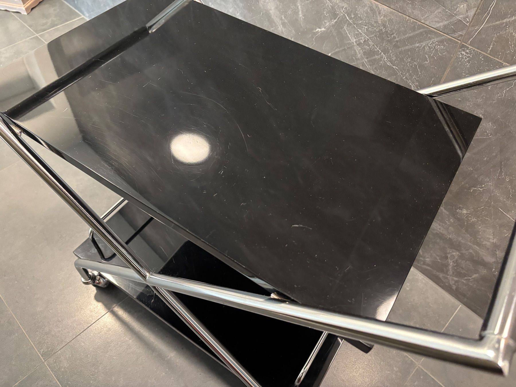 Koffer & Taschen: Moderner Designer Servierwagen Silber, Schwarz, Verchromt – Gebraucht aus Lengnau BE von 4ConsultingSolutions 6