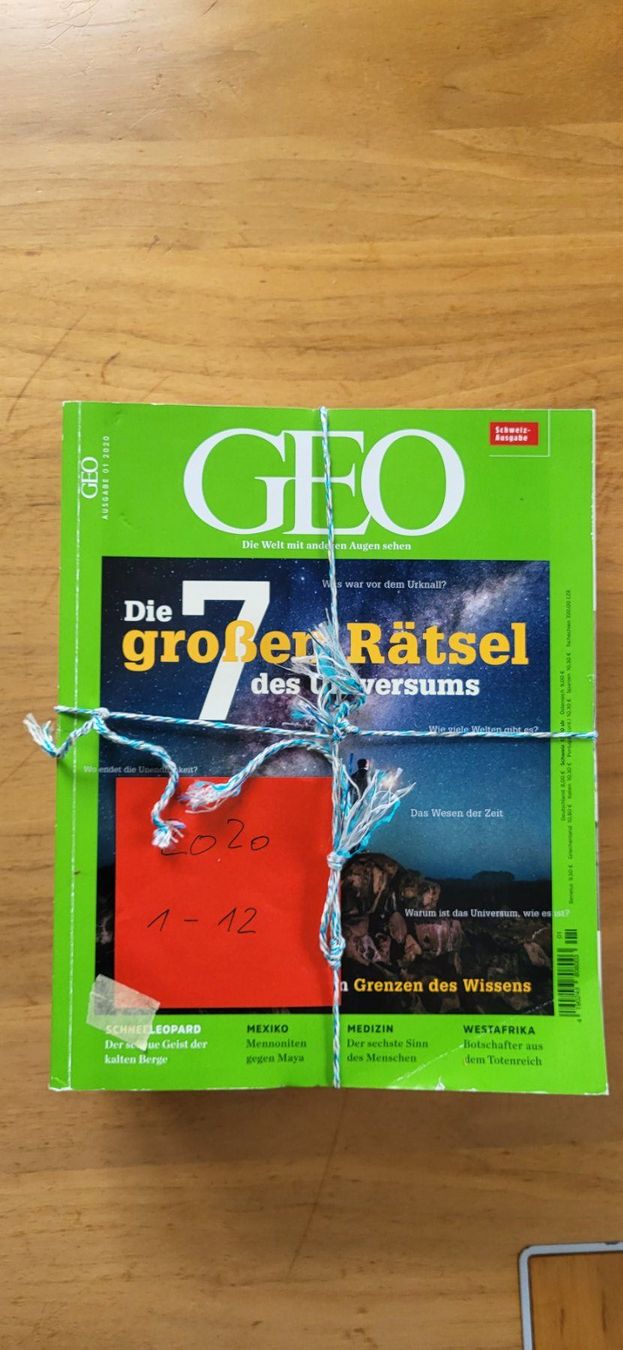 Riviste & Magazine: GEO Magazine, Jahr 2020 – Usato da Altdorf UR venduto da Fam_Imholz