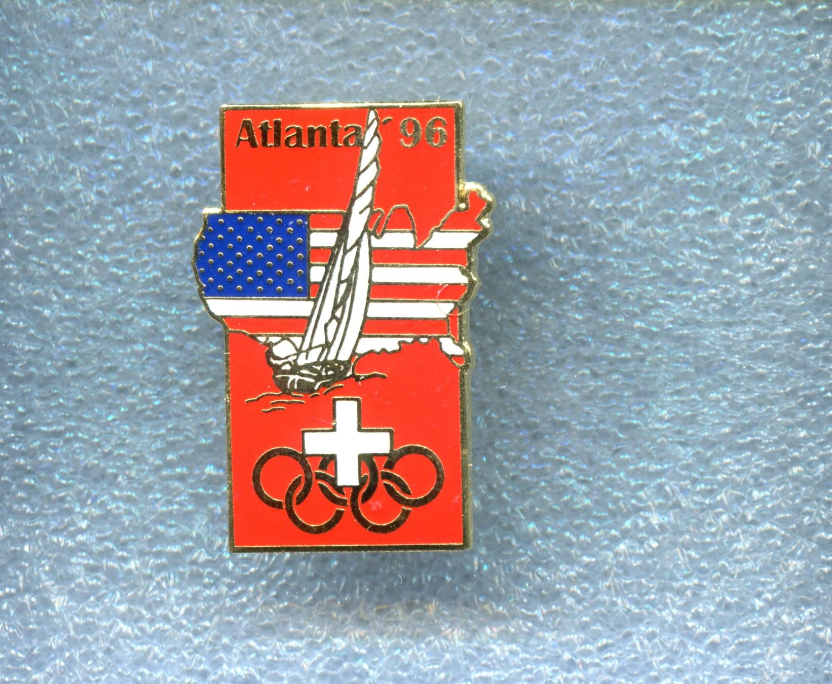 Placchette & Badge: Olympiade Atlanta '96  SEGELN – Usato da Winterthur venduto da Sammleroase