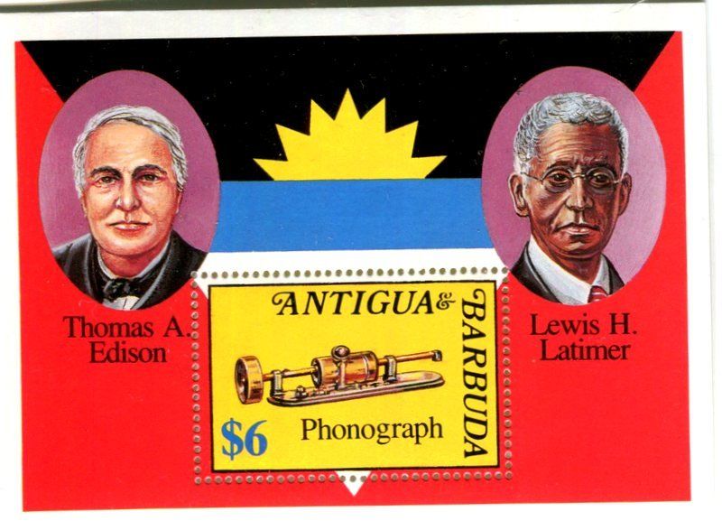Tutti i francobolli: Block "Phonograph". Antigua und Barbuda – Nuovo e nell'imballaggio originale da Basel venduto da Butsch5