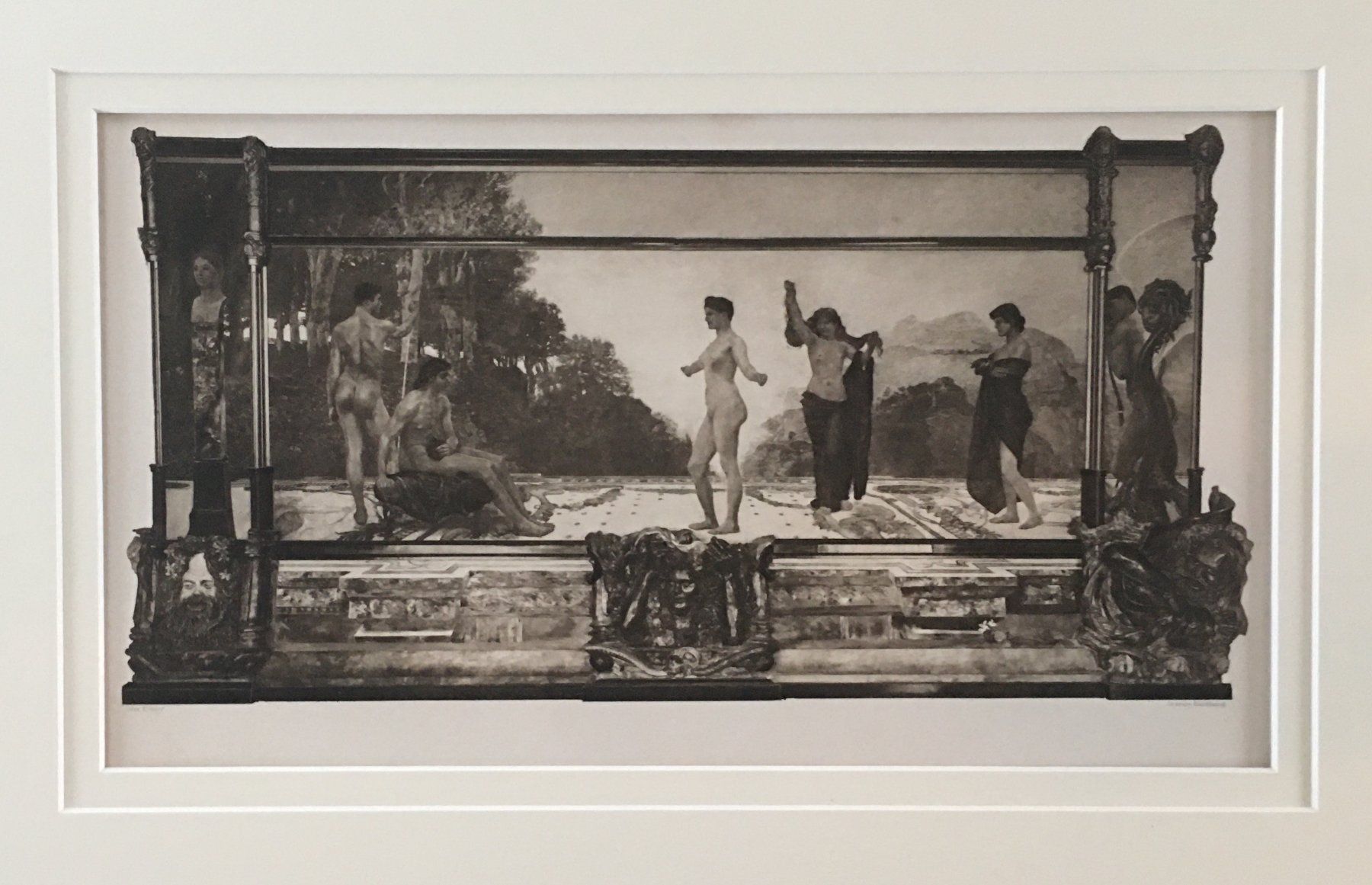 Grafica & Litografie: Max Klinger            "Das Urteil des Paris"  GRAVURE – Usato da Nennigkofen venduto da juhit 2