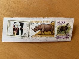 Briefmarken aus Äthiopien, Jahrgänge 2003 & 2005.
