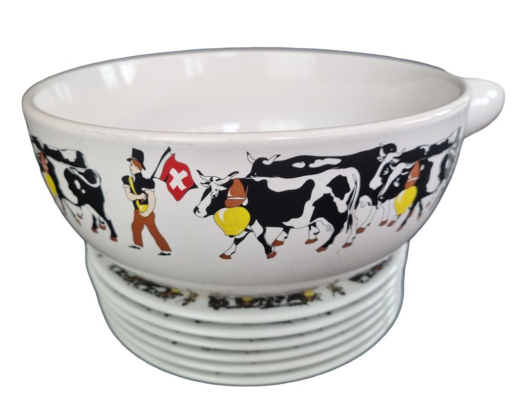 Set di piatti: ISHONI Fondue Set – Usato da Wangen b. Olten venduto da Restwert_Wangen 4