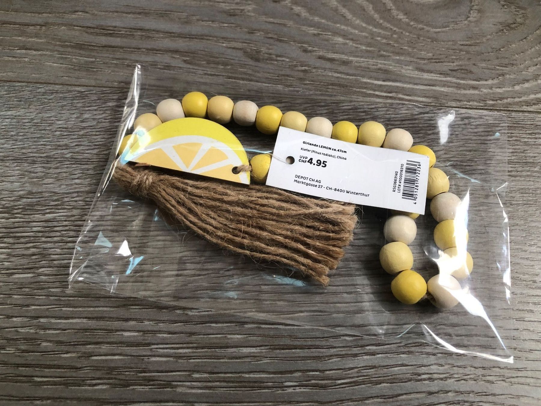 Guirlandes lumineuses: DEPOT Guirlande Citron 47cm – Neuf avec emballage d'origine à St-Aubin FR par Tiweety 1