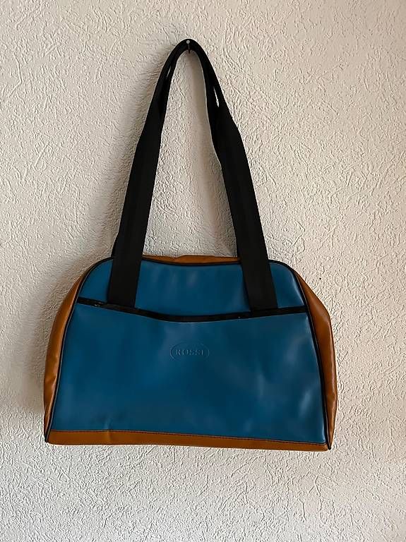 Rossis Borse da donna: Blaubraune Tasche von Rossi – Nuovo (secondo la descrizione) da Zürich venduto da Koereli01 1