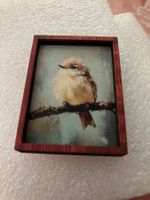 Niedliches 2D Bild Sujet Vogel, Holz, neu, 4-5x6cm