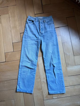 LEVIS - Ribcage Straight Jeans hellblau 25