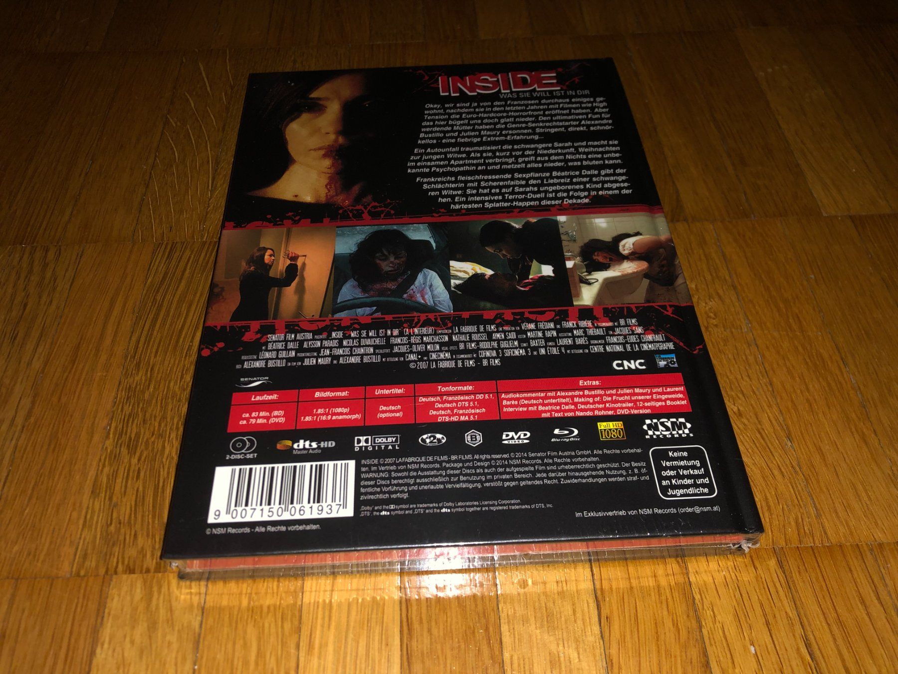 Tutti i DVDs: Inside - MEDIABOOK - A - NSM - UNCUT – Nuovo e nell'imballaggio originale da Basel venduto da havsok 1