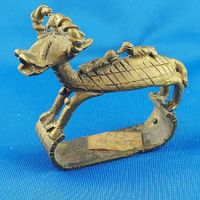 Afrikanische Messing-Skulptur - Akan, Ashanti Goldgewicht