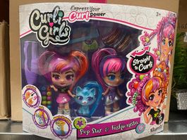 Curli Girls Pop Star & Fashionista Neu Silverlit