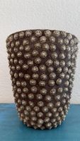 Vase mit silbernen 3D Blumen Dekor