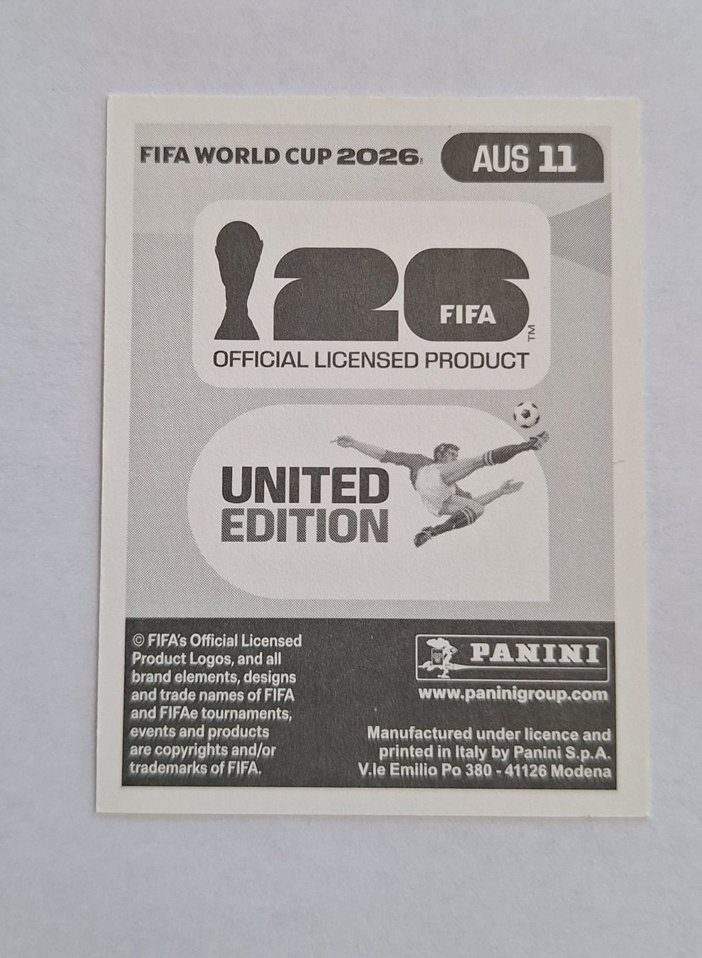 Panini Carte collezionabili: Panini Jackson Irvine AUS 11 – Nuovo (secondo la descrizione) da Romanens venduto da Crocette 1