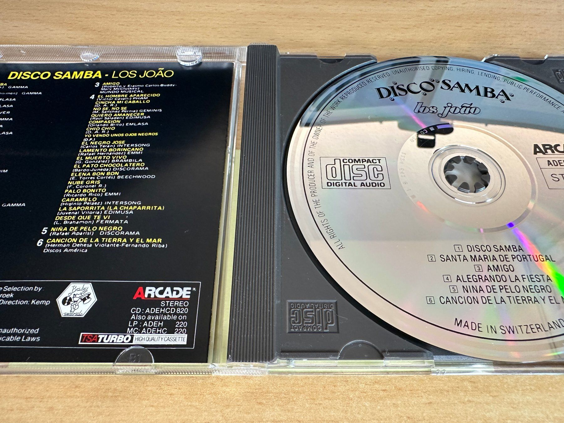 CD: Los João – Disco Samba – Usato da Rikon im Tösstal venduto da Alpenmutz 2