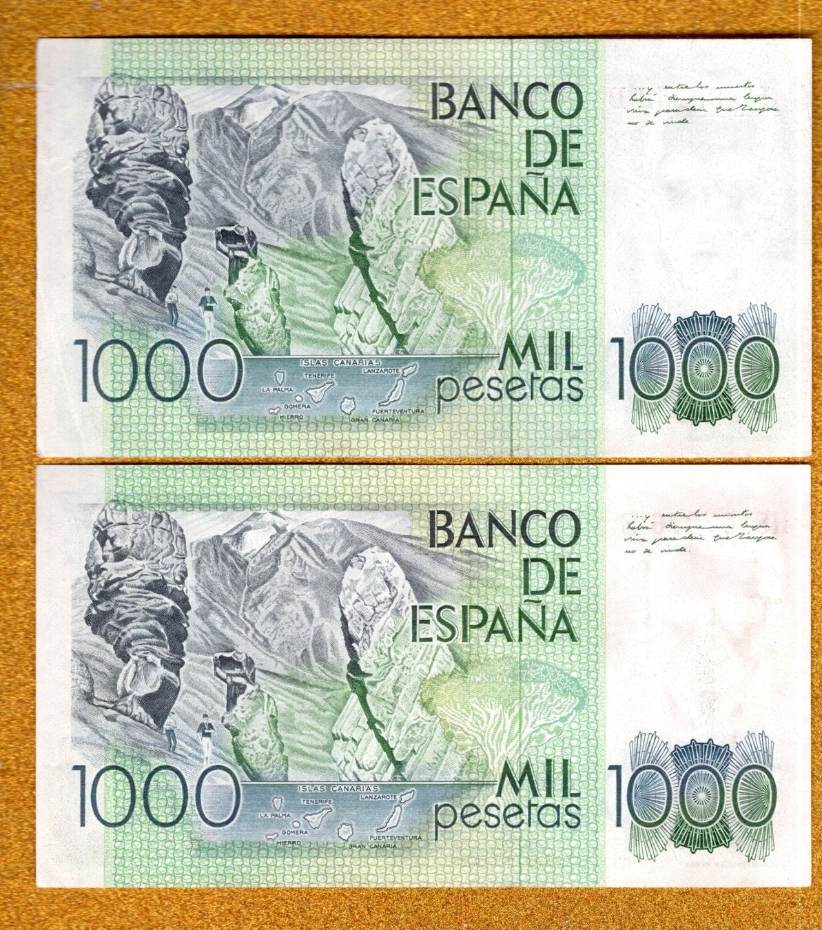 Banconote: Spain noten 2 stück nice grading – Usato da Leibstadt venduto da baroc333 1