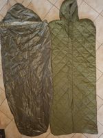 Schweizer Armee Militär Schlafsack mit Regenhülle