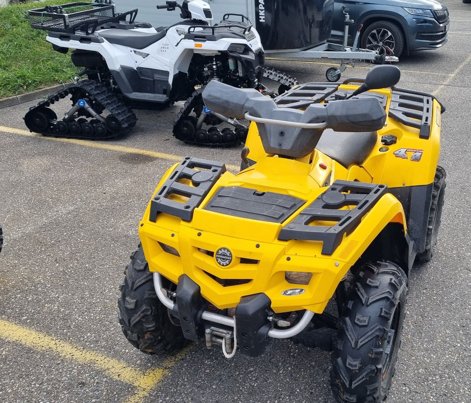 Bombardier ATVs / Quads: Can-am Bombardier Outlander 400 4x4 – Gebraucht aus Trimmis von  1